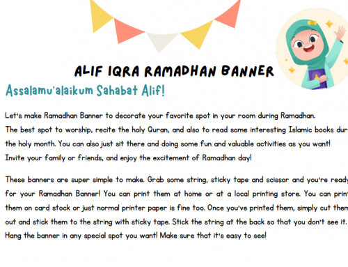 Alif Iqra Ramadhan Banner