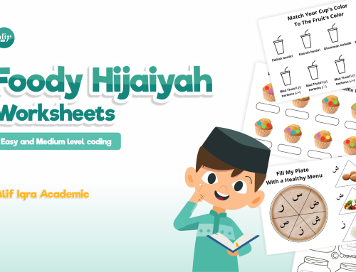 Foody Hijaiyah Worksheet
