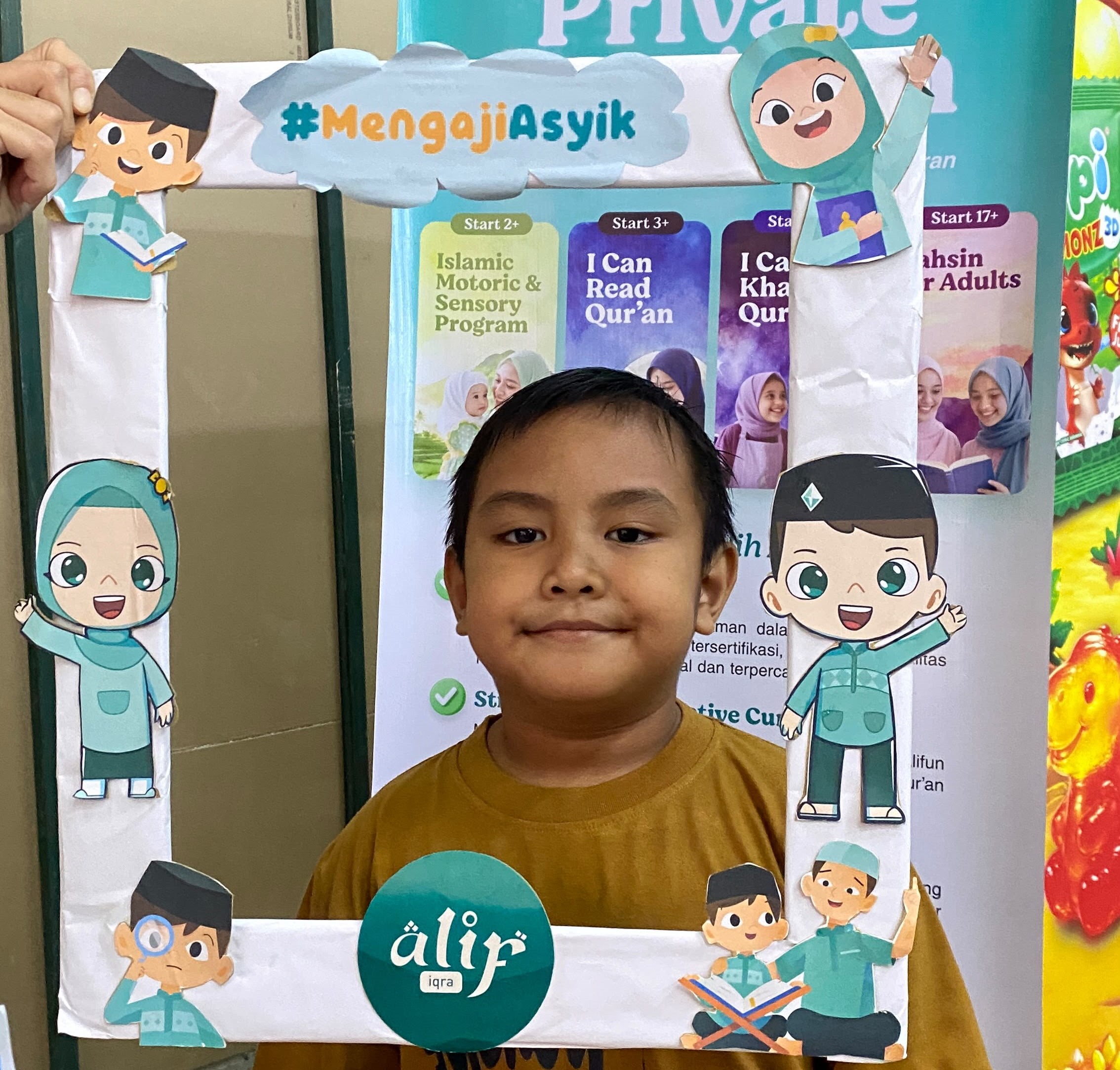 Les mengaji privat menggunakan buku Alifun